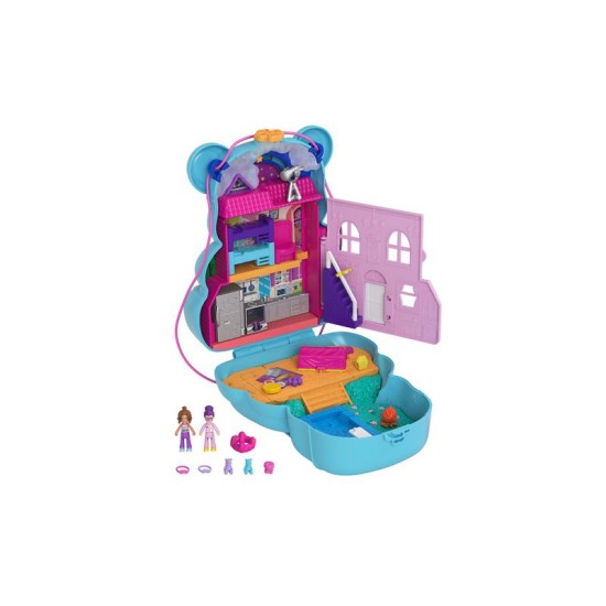 Mattel Polly Pocket Θήκη - Τσαντούλα Teddy Bear