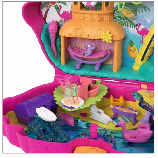 Mattel Polly Pocket Polly Φλαμίνγκο Πινιάτα Έκπληξη Σετ HGC41