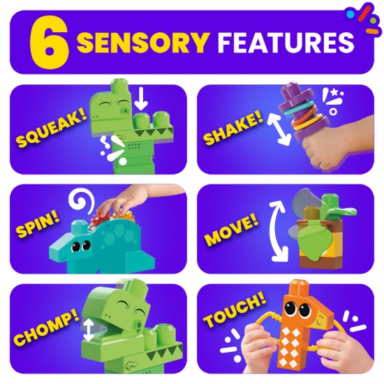 Mega Bloks® Sensory Line Δεινόσαυρος HKN43