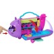 Mattel Polly Pocket Mini Adventures In Rio Αεροπλανάκι Γατάκι Σετ Παιχνιδιού HWP19