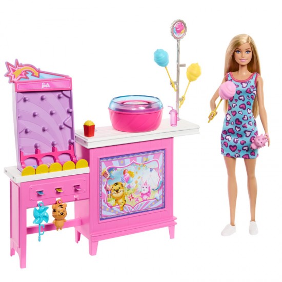 Mattel Barbie Malibu Παιχνίδια Στο Λούνα Παρκ JFV67