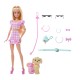 Mattel Barbie Twinning Looks Barbie & Σκυλάκι Ασορτί Εμφάνιση JFP36
