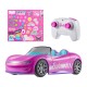 Mattel Hot Wheels Barbie R/C Αυτοκίνητο Ροζ Κάμπριο JBH05