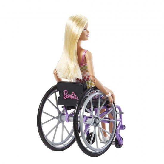 Mattel Barbie Fashionistas Doll Blonde with Wheelchair 