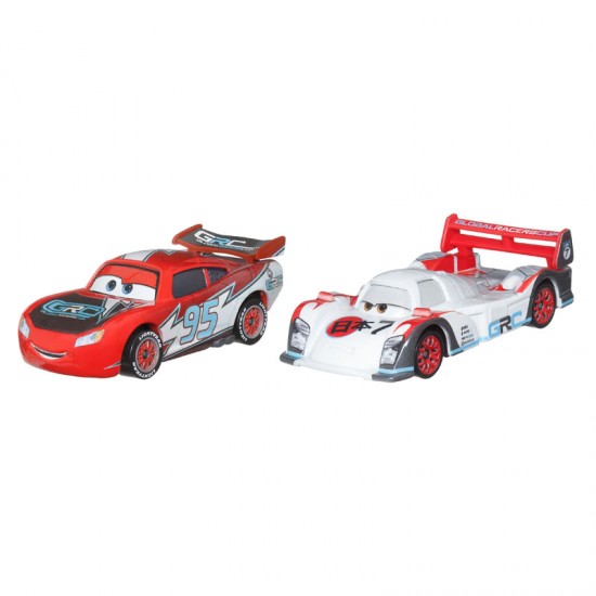 Mattel Cars Αυτοκινητάκια A25 - Lightning McQueen & Shu Todoroki
