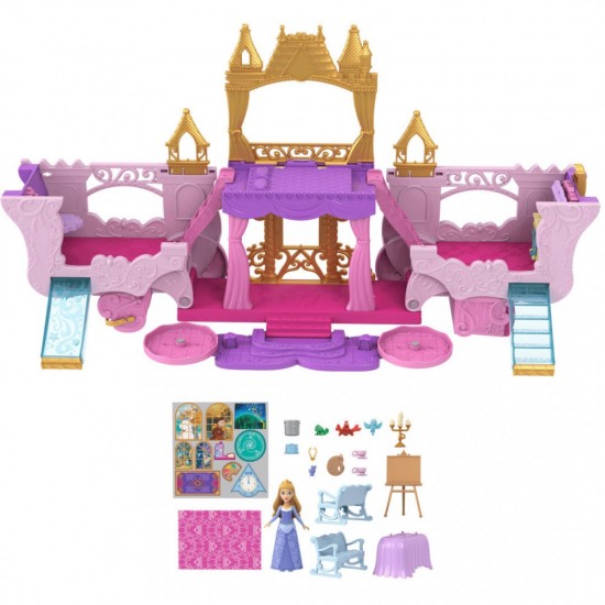 Mattel Disney Princess - Αμαξα-Καστρακι (2 σε 1) Hwx17