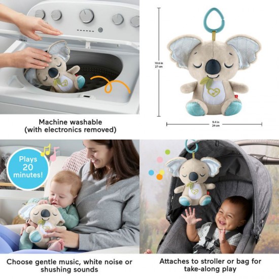 Fisher Price Μαλακό Παιχνίδι Κοάλα με Μουσική JBD65