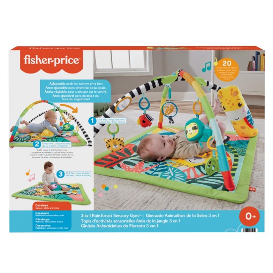 Fisher Price Γυμναστήριο Τροπικό Δάσος 3 Σε 1 HJW08