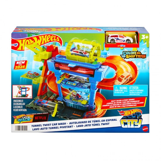 Mattel Hot Wheels® Νέο Πλυντήριο Χρωμοκεραυνών HTN80