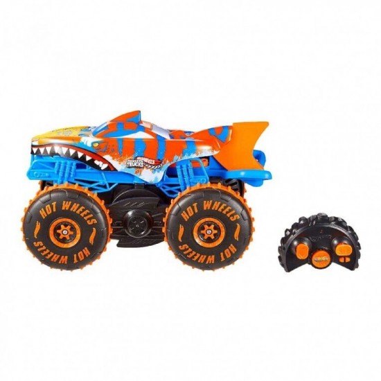 Mattel Hot Wheels Monster Trucks R/C Vehicle Tiger Shark Climber 1:15 - JFR39