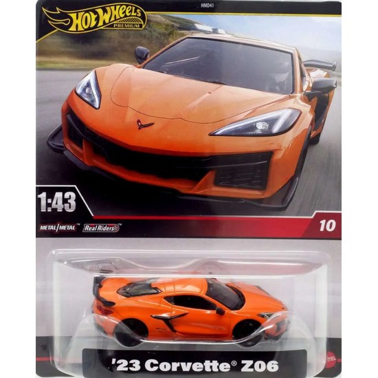 Mattel Hot Wheels Premium: Real Riders - 23 Corvette Z06 (1:43rd) HWT05