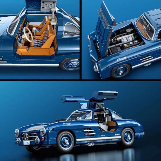 Mattel Brick Shop Hot Wheels Premium Series Mercedes-Benz 300 SL 1600τεμ. (HWW25)