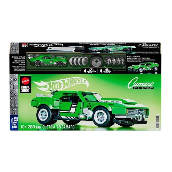Mattel Brick Shop Hot Wheels Speed Series Camaro '68 289τεμ. (JFT16)