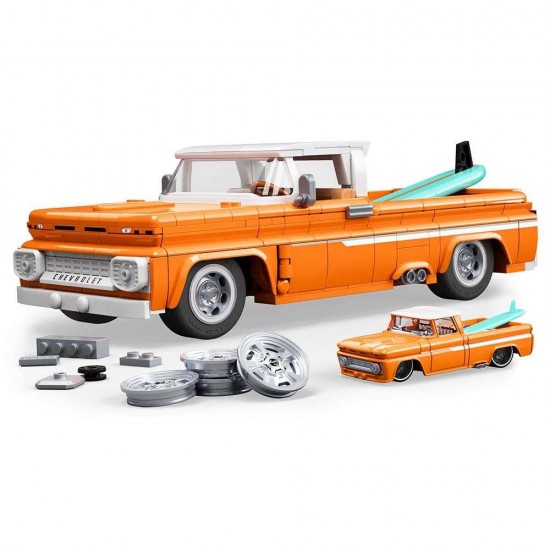 Mattel Brick Shop Hot Wheels Elite Series Chevy Pickup '62 858τεμ. (JFT20)