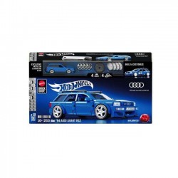 Mattel Brick Shop Hot Wheels Audi Avant RS2 Building Toy Kit (253 Pieces)