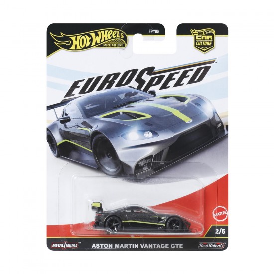 Mattel Hot Wheels Premium Car Culture: Euro Speed - Aston Martin Vantage GTE Vehicle JBK76 Mattel Hot Wheels Premium Car Culture: Euro Speed - Aston Martin Vantage GTE Vehicle JBK76