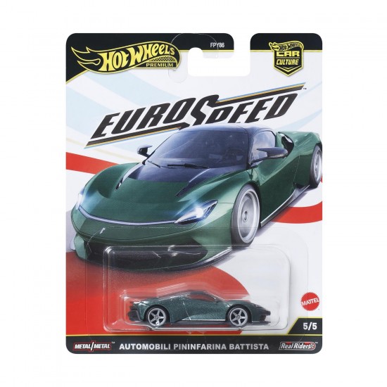 Mattel Hot Wheels Premium Car Culture: Euro Speed - Automobili Pininfarina Battista Vehicle JBK77