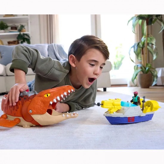 Fisher Price Imaginext™ Jurassic World™ Rebirth Το Κυνήγι Του Μοσόσαυρου 45cm JFR23