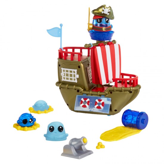 MGA Entertainment DohKins Pirate Ship & Pirate 123088-EUC