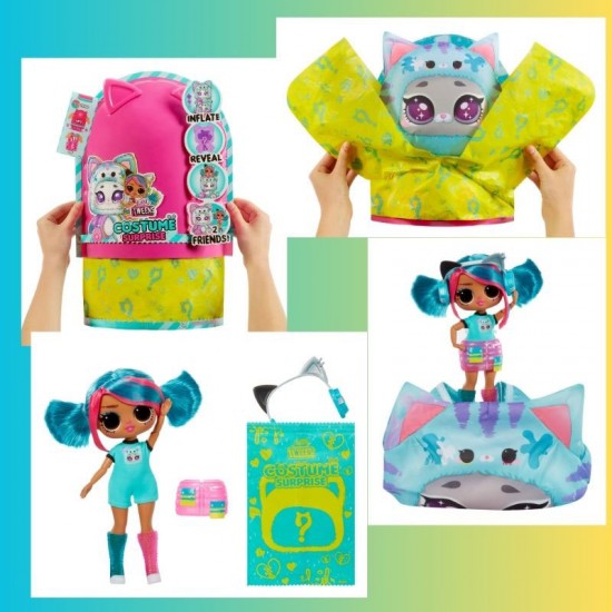 MGA L.O.L. Surprise Tweens Costume Surprise™ Κούκλα & Ζωάκι – Emma Emo 504139-EUC