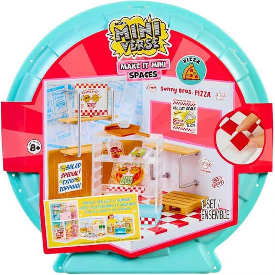 MGA Entertainment Miniverse™ - Make It Mini Spaces Starter Pack Pizza - Πιτσαρία