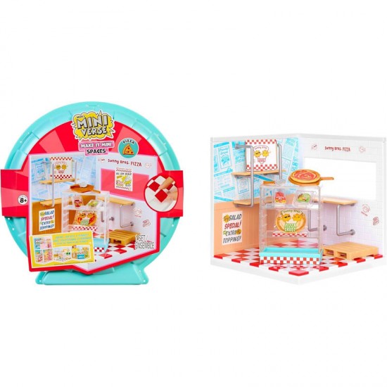 MGA Entertainment Miniverse™ - Make It Mini Spaces Starter Pack Pizza - Πιτσαρία