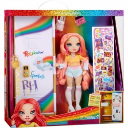 MGA Entertainment Raibow High Locker Playset & Doll Pinkly Paige Νέα Ντουλάπα & κούκλα 121015-EUC
