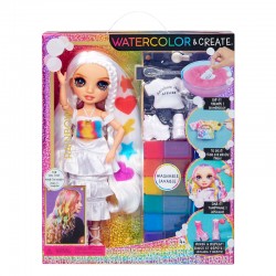 MGA Entertainment Kούκλα Raibow High Set Watercolor & Create Tie Dye 507598-EUC