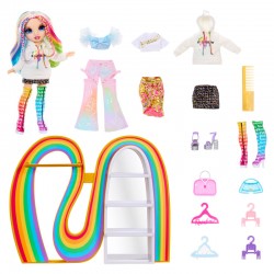 MGA Entertainment Rainbow High Amaya’s Rainbow Closet Playset 543183-EUC