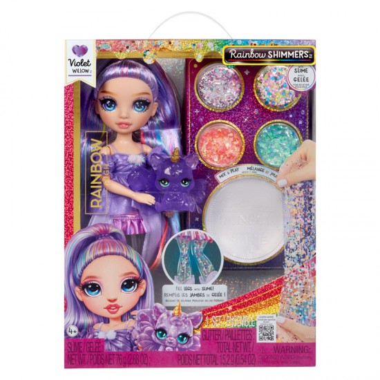 MGA Entertainment Rainbow High Fashion Doll Rainbow Shimmers & Slime - Violet 122425-EU