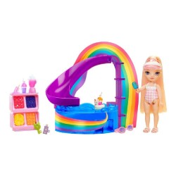 MGA Entertainment Rainbow High Littles Πισίνα με Κούκλα Blush Σετ Παιχνιδιού