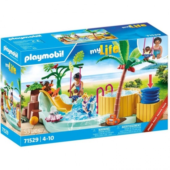 Playmobil My Life Παιδική Πισίνα με Υδρομασάζ 71529