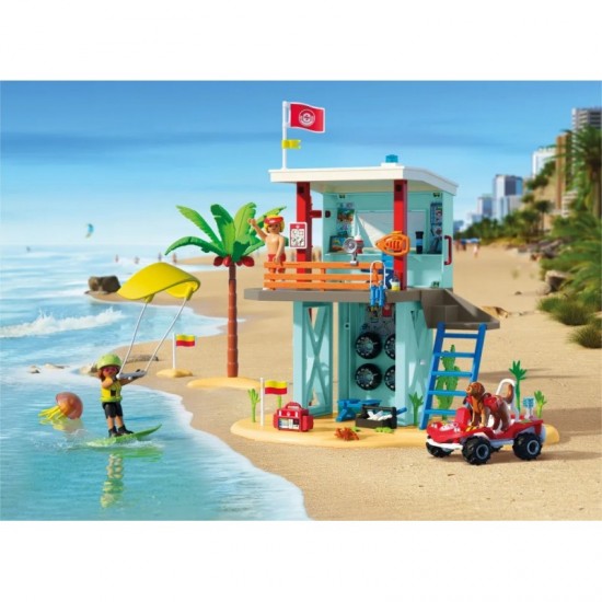 Playmobil My Life Πύργος Ναυαγοσώστη Και Όχημα Παραλίας 71903