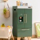 Mysunshine Ξύλινη παιδικo ψυγείο με αξεσουάρ Vintage green