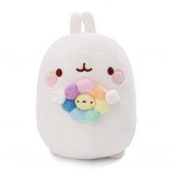 NICI Λούτρινο Molang με πολύχρωμο λουλούδι (Molang) 48εκ