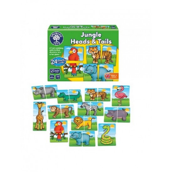 Orchard Toys "Ζούγκλα Heads & Tails"