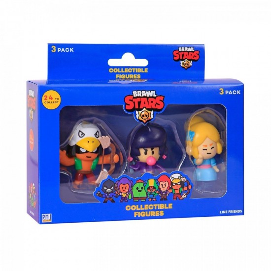 P.M.I Brawl Stars Collectible Fugire 3 Pack BRW2021