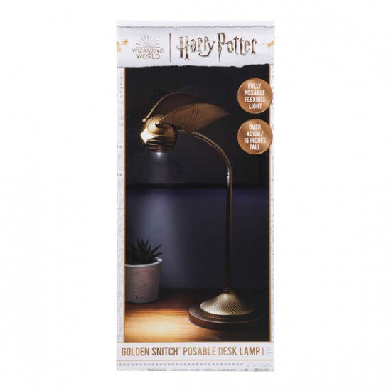 Paladone Harry Potter Golden Snitch Posable Desk Lamp