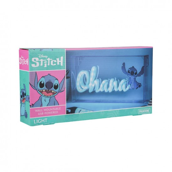 Paladone Lampada Neon Lilo & Stitch Ohana