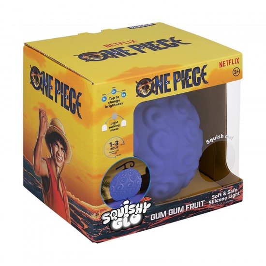 Paladone SquishyGlo: One Piece - GumGum Fruit Silicone Light Rechargeable