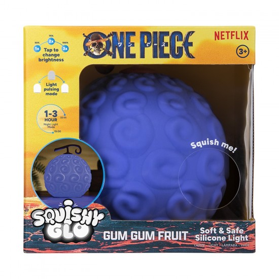 Paladone SquishyGlo: One Piece - GumGum Fruit Silicone Light Rechargeable