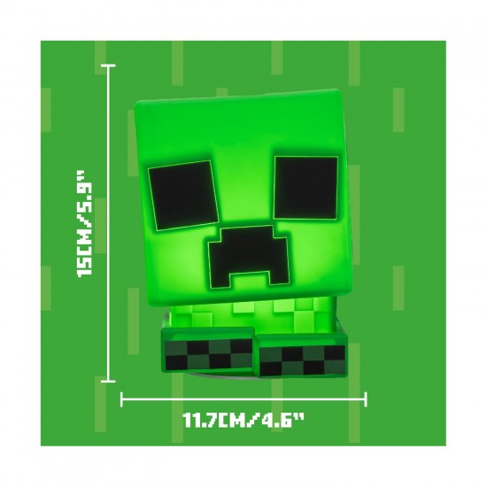Paladone SquishyGlo: Minecraft - Creeper Silicone Light Rechargeable PP14710MCF Paladone SquishyGlo: Minecraft - Creeper Silicone Light Rechargeable PP14710MCF
