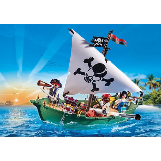 Playmobil Πειρατικό Πλοιάριο 71713