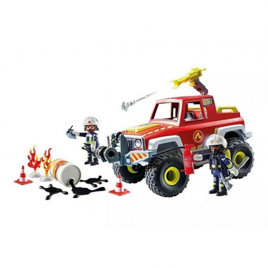 Playmobil Action Heroes Πυροσβεστικό Όχημα 4x4 71824