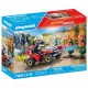 Playmobil Action Heroes Πυροσβέστης Action Heroes με γουρούνα 71825