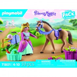 Playmobil Πριγκιπικό Παλάτι - Starter Pack Πριγκίπισσα με άλογο ιππασίας 71801