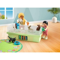 Playmobil My Life Starter Pack Παίζοντας Με Τα Κουνελάκια 71753