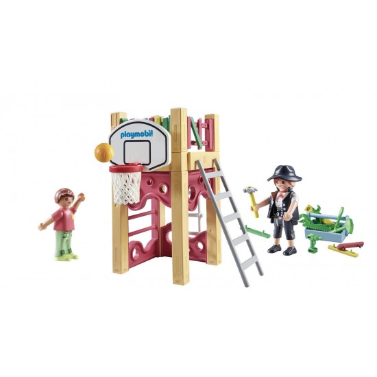 Playmobil My Life Starter Pack Εργασίες επισκευής παιδικής χαράς 71475