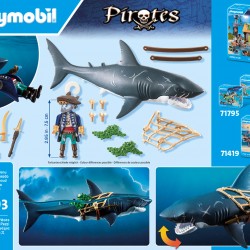 Playmobil Pirates Με Γιγαντιαίο Καρχαρία 71793