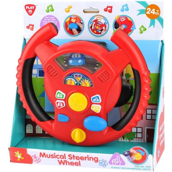 Playgo Τιμονιέρα Musical Steering Wheel B/O 2452